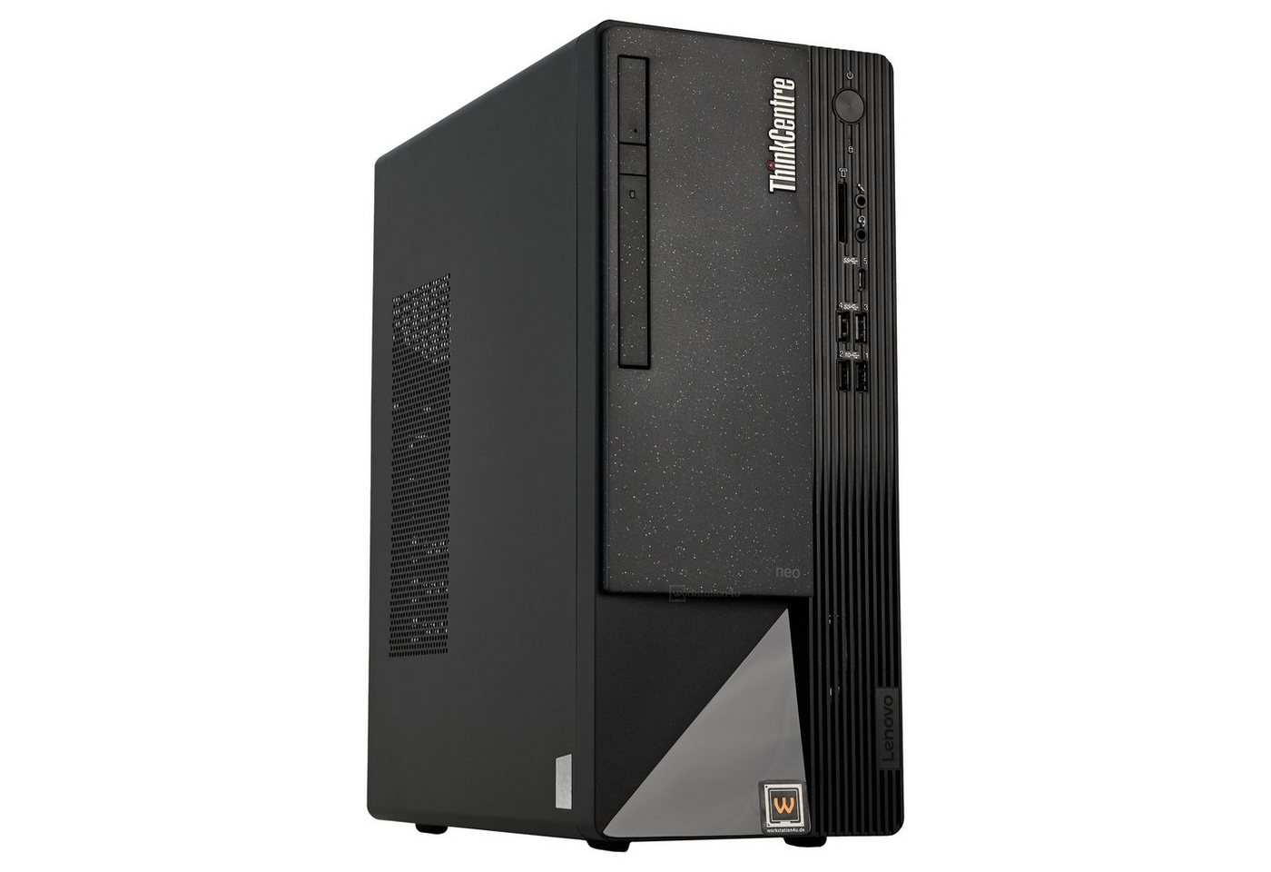 Lenovo ThinkCentre Neo 50t Business-PC (Intel Core i5 12400, Intel UHD Grafik, 8 GB RAM, 256 GB SSD, WLAN, Bluetooth, DVD-RW, Cardreader, Windows 11 Pro) von Lenovo