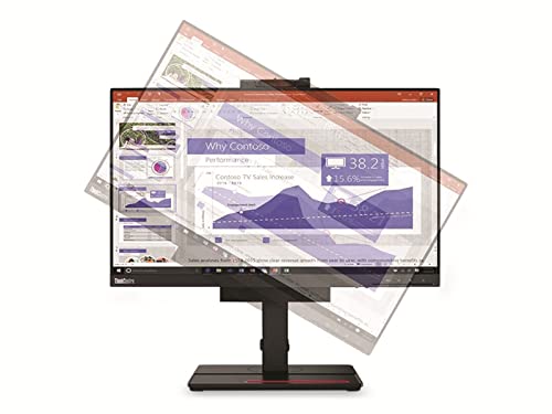 Lenovo ThinkCentre Tiny In One 24 (Gen4) Touch - Computer Monitor LED 23.8", 1920 x 1080 Full HD (1080p), Black von Lenovo