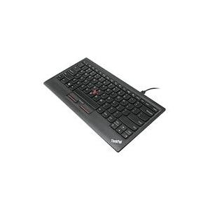 Lenovo ThinkPad Compact USB Keyboard with TrackPoint - Tastatur - USB - Englisch - US - Einzelhandel - für 14e Chromebook, 500e Chromebook (2nd Gen), ThinkCentre M630, ThinkPad E490, T590, V540-24 von Lenovo