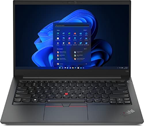 Lenovo ThinkPad E14 Gen 4 (Intel) i7-1255U Notebook 35,6 cm (14 Zoll) Full HD Intel Core i7 16 GB DDR4-SDRAM 512 GB SSD Wi-Fi 6 (802.11ax) Windows 11 Pro Schwarz, 21E30065GE von Lenovo