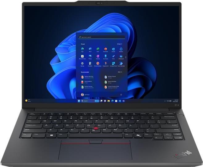 Lenovo ThinkPad E14 Gen 6 21M3 - AMD Ryzen 5 7535HS / 2.9 GHz - Win 11 Pro - Radeon 660M - 16 GB RAM - 512 GB SSD TCG Opal Encryption 2, NVMe - 35.6 cm (14) IPS 1920 x 1200 - Wi-Fi 6E, Bluetooth - Graphite Black - kbd: Deutsch - mit 1 Jahr Lenovo Premier (21M3002BGE) von Lenovo