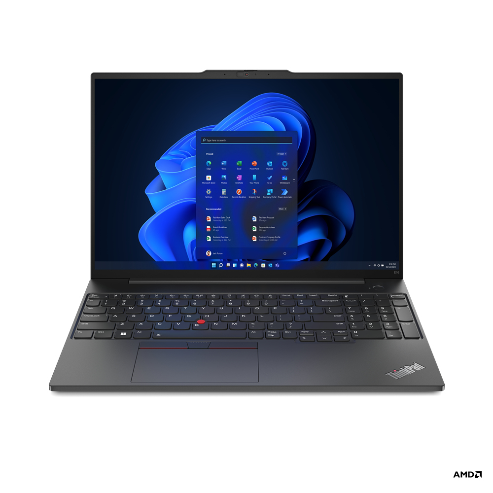 Lenovo ThinkPad E16 G1 21JT0009GE - 16" WUXGA, AMD Ryzen™ 5 7530U, 8GB, 256GB, W11P von Lenovo