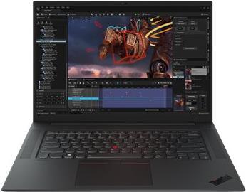 Lenovo ThinkPad P1 Gen 6 21FV - 180°-Scharnierdesign - Intel Core i7 13700H / 2,4 GHz - Win 11 Pro - GeForce RTX 4060 - 32GB RAM - 1TB SSD TCG Opal Encryption 2, NVMe, Performance - 40,6 cm (16) IPS 2560 x 1600 (WQXGA) @ 165 Hz - 802,11a/b/g/n/ac/ax (Wi-Fi 6E) - Schwarz - kbd: Deutsch - mit 3 Jahre Lenovo Premium-Support, CO2-Ausgleich 0,5 Tonnen (21FV0012GE) von Lenovo