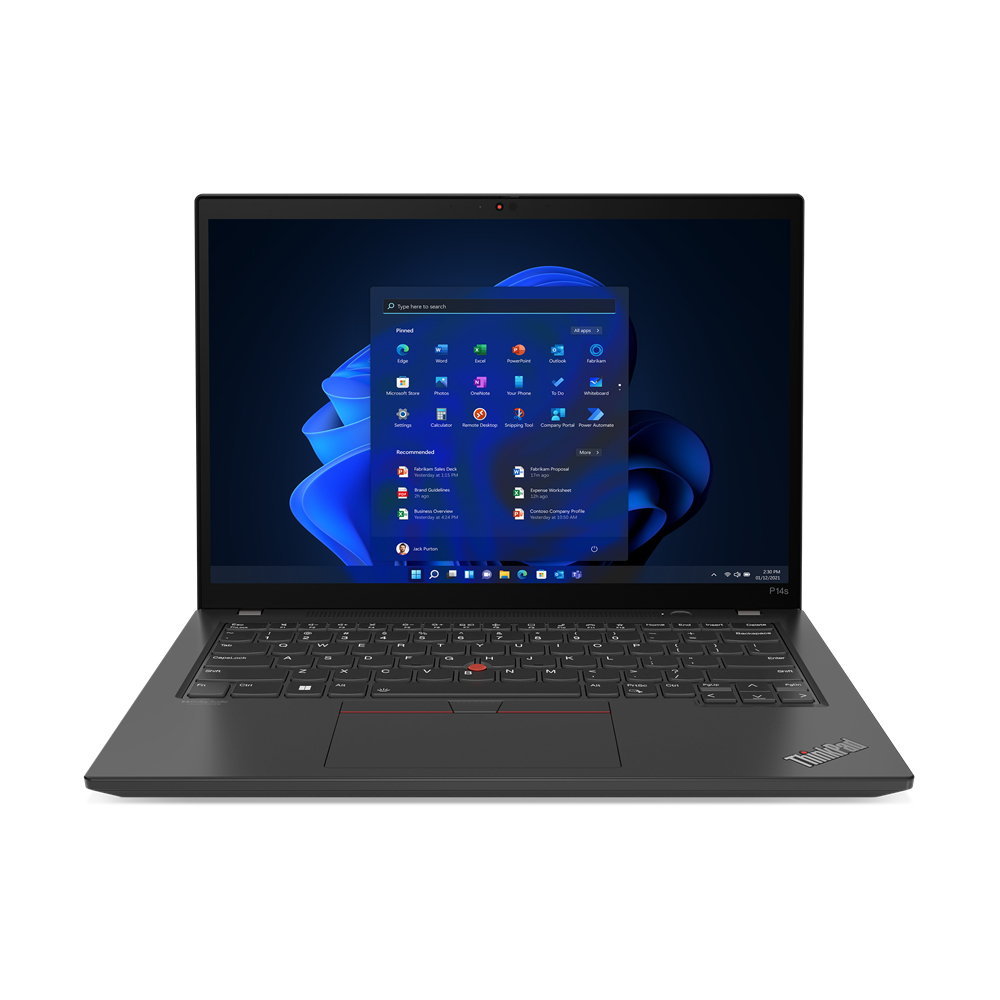 Lenovo ThinkPad P14s G4 21HF000KGE - 14" WUXGA, Intel® Core™ i7-1370P, 64 GB RAM, 1 TB SSD, NVIDIA RTX A500, Windows 11 Pro von Lenovo