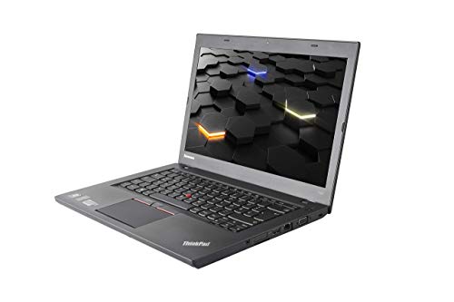 Lenovo ThinkPad T450 (Intel i5 (5. Gen) 2,2 GHz CPU - 16GB RAM - 14 Zoll - 1366x768-500 GB SSD - Webcam - Win10 Prof.) Business Notebook (Generalüberholt) von Lenovo