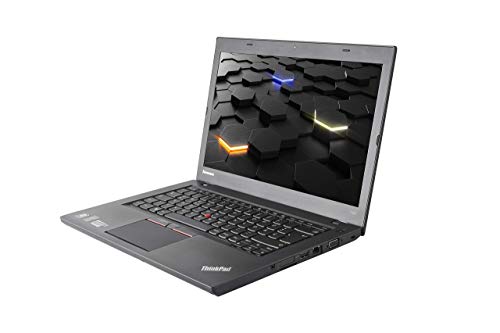 Lenovo ThinkPad T450 (Intel i5 (5. Gen) 2,2 GHz CPU - 8GB RAM - 14 Zoll - 1600x900-250 GB SSD - Win10 Prof.) Business Notebook (Generalüberholt) von Lenovo