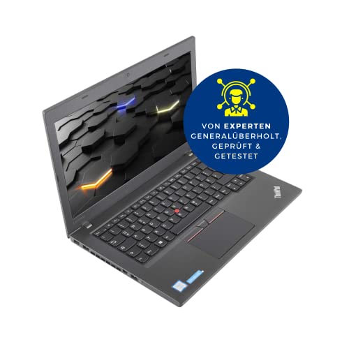 Lenovo ThinkPad T460 (14-inch) Laptop - Intel i5 (6.Gen), 8GB RAM, 1TB SSD, 1366x768 HD, HDMI, LTE, beleuchtete Tastatur, Windows 10 Pro - Business Ultrabook (Generalüberholt) von Lenovo