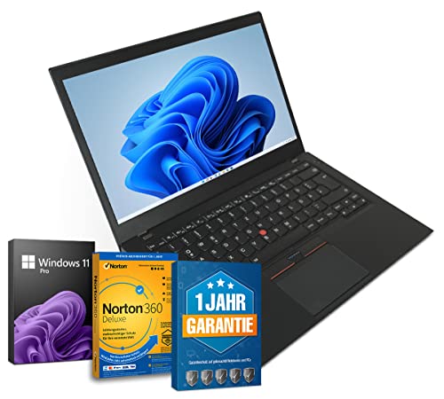 Lenovo ThinkPad T460s UltraBook 14 Zoll Full HD Laptop Intel Core i5-6300U@ bis zu 3 GHz 8 GB 256 GB SSD mit Windows 11 Pro & GRATIS Antiviren-Software inkl. 1 Jahr Garantie (Generalüberholt) von Lenovo