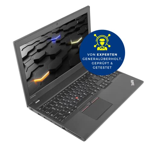 Lenovo ThinkPad T560 (15,6 Zoll / FHD) Notebook - Intel Core i5 (6.Gen), 16GB RAM, 240GB SSD, Webcam, HDMI, Bluetooth, Windows 10 Pro (Generalüberholt) von Lenovo