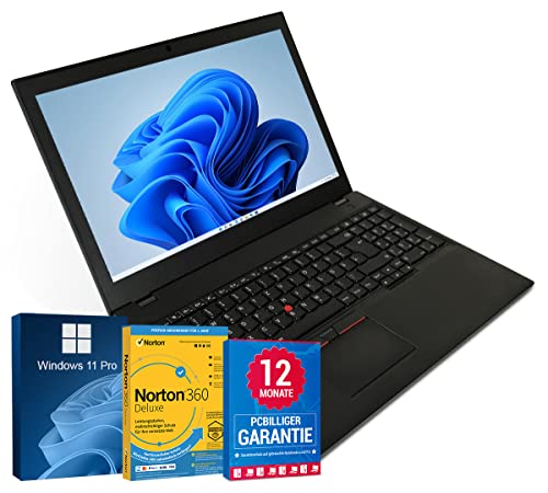 Lenovo ThinkPad T560 15,6 Zoll Full HD Laptop Intel Core i5-6300U@ bis zu 3 GHz 8 GB 256 GB SSD mit Windows 11 Pro & GRATIS Antiviren-Software inkl. 12 Monate Garantie (Generalüberholt) von Lenovo