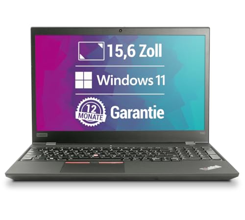 Lenovo ThinkPad T590 15,6 Zoll Full HD Laptop Intel Core i7-8565U@ bis zu 4,6 GHZ 24 GB 512 GB SSD mit Windows 11 Pro & GRATIS Antiviren-Software inkl. 12 Monate Garantie (Generalüberholt) von Lenovo