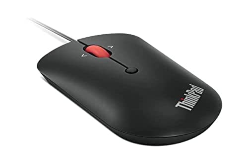 Lenovo ThinkPad USB-C-Kompaktmaus mit Kabel, Schwarz Lenovo ThinkPad USB-C-Kompaktmaus mit Kabel, Schwarz von Lenovo