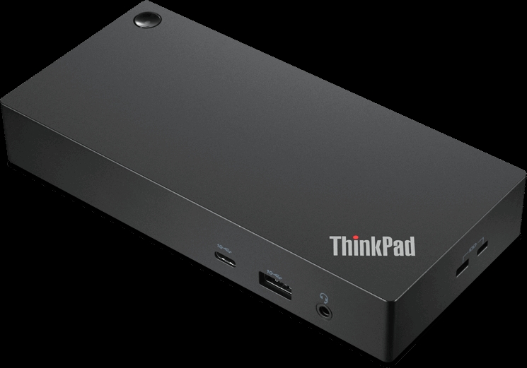 Lenovo ThinkPad Universal USB-C Dock - Dockingstation - USB-C - HDMI, 2 x DP - GigE - 90 Watt - für ThinkPad X1 Carbon Gen 8, X1 Carbon Gen 9, X1 Yoga Gen 5, X1 Yoga Gen 6 (40AY0090EU) - Sonderposten von Lenovo