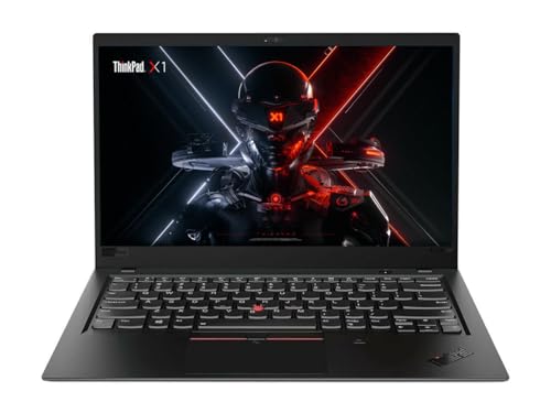 Lenovo ThinkPad X1 Carbon Gen 6 Ultrabook, 14 Zoll FHD Display, Intel Core i5-8250U, 8 GB RAM, 256 GB SSD, Amerikanische Tastatur, Windows 10 Pro (Generalüberholt) von Lenovo