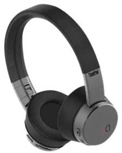Lenovo ThinkPad X1 Over Ear Headset Bluetooth® Schwarz, Eisen-Grau Mikrofon-Rauschunterdrückung La von Lenovo