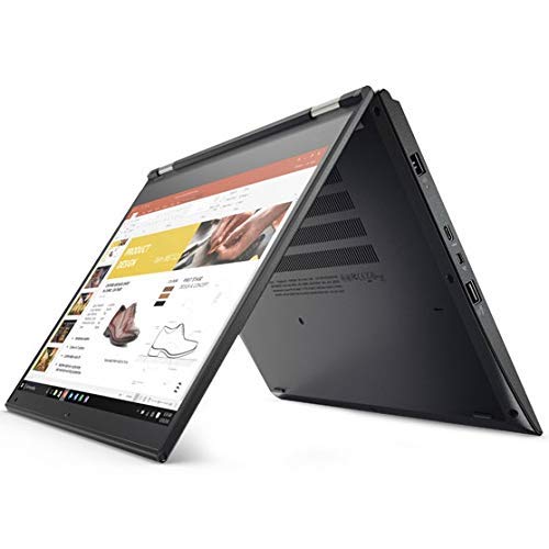 Lenovo ThinkPad Yoga 370 – Laptop Convertible – 13,3 Zoll Full-HD Touchscreen – Schwarz (Intel Core i5-7300U/2,60 GHz, 8 GB RAM, 240 GB SSD PCIe, Webcam, Windows 10 Professional) (Generalüberholt) von Lenovo