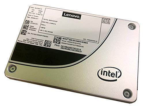 Lenovo ThinkSYSTEM SSD-Festplatte (480 GB, SATA 2,5 Zoll Intel S4610, Mainstream, 6 GB HS) von LENOVO DATA CENTER