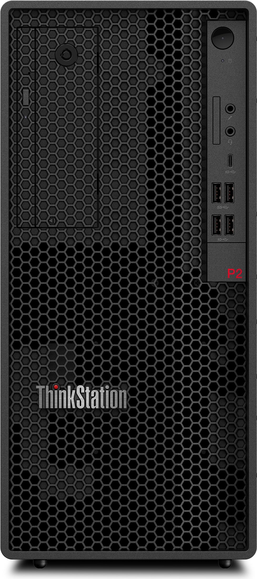 Lenovo ThinkStation P2 30FR - Tower - 1 x Core i7 i7-14700K / 3,4 GHz - vPro Enterprise - RAM 32GB - SSD 1TB - TCG Opal Encryption, NVMe, Performance - GeForce RTX 4060 - 1GbE - Win 11 Pro - Monitor: keiner - Tastatur: Deutsch - Lenovo TopSeller - mit 1 Jahr Lenovo Premier Support (30FR004FGE) von Lenovo