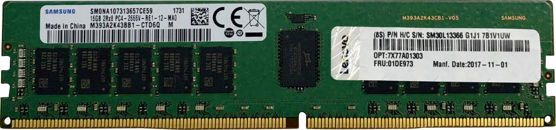 Lenovo ThinkSystem 16GB TruDDR4 3200MHz (2Rx8, 1.2V) ECC UD von Lenovo