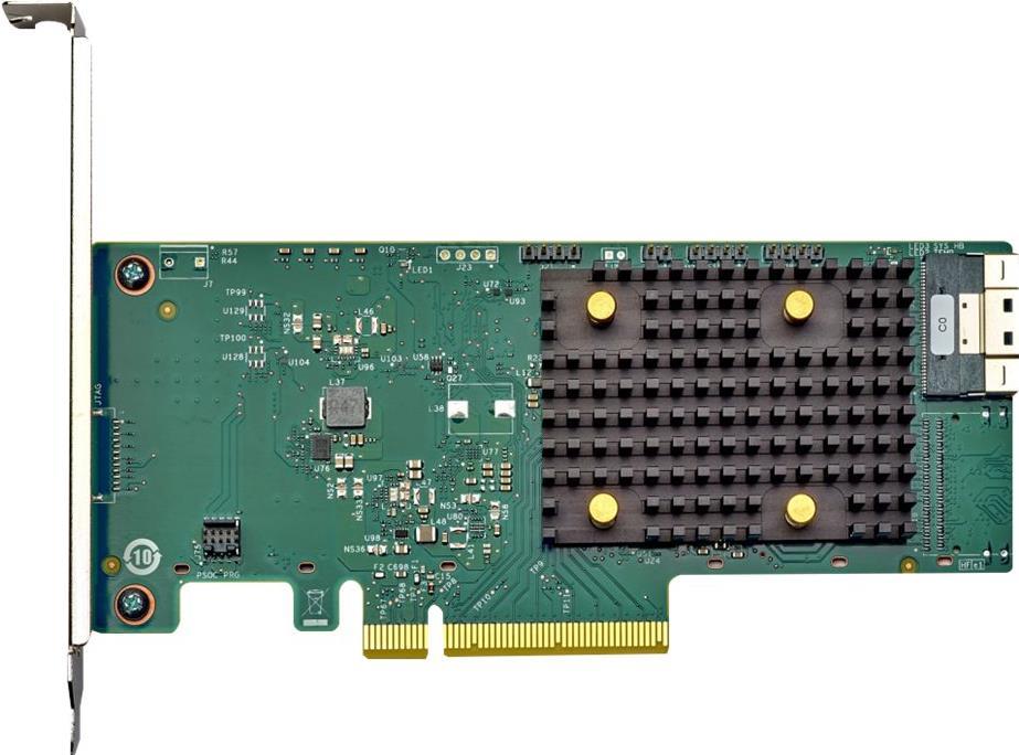 Lenovo ThinkSystem 540-8i - Speichercontroller (RAID) - 8 Sender/Kanal - SATA / SAS 12Gb/s - Low-Profile - RAID 0, 1, 10, JBOD - PCIe 4,0 x8 - für ThinkSystem SR250, SR570, SR63X, SR645, SR65X, SR850, SR850 V2, SR860 V2, ST250, ST50 (4Y37A78834) von Lenovo