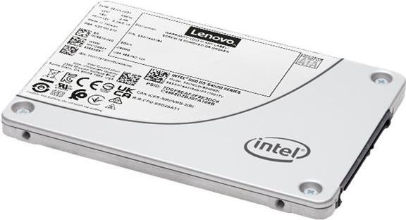 Lenovo ThinkSystem S4520 - SSD - Read Intensive - verschlüsselt - 480 GB - Hot-Swap - 2.5 (6.4 cm) (in 8,9 cm Träger) (in 3.5  Träger) - SATA 6Gb/s - 256-Bit-AES - CRU - für ThinkAgile VX5530 Appliance, ThinkSystem SR250, SR63X, SR645, SR650 V2, SR65X, SR665 von Lenovo