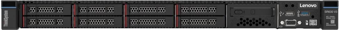 Lenovo ThinkSystem SR630 V3 7D73 - Server - Rack-Montage - 1U - zweiweg - 1 x Xeon Silver 4514Y / 2 GHz - RAM 32 GB - SAS - Hot-Swap 6.4 cm (2.5) Schacht/Schächte - keine HDD - AST2600 - kein Betriebssystem - Monitor: keiner (7D73A06LEA) von Lenovo