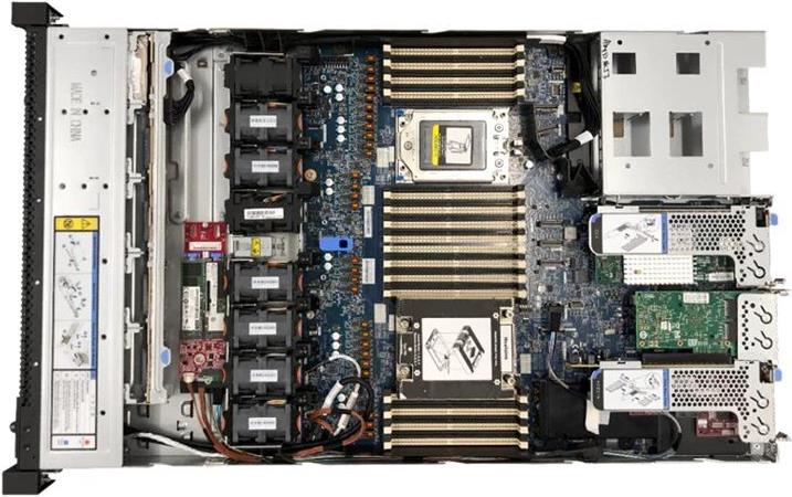 Lenovo ThinkSystem SR645 7D2X - Server - Rack-Montage - 1U - zweiweg - 1 x EPYC 7303 / 2.4 GHz - RAM 32 GB - SAS - Hot-Swap 6.4 cm (2.5) Schacht/Schächte - keine HDD - Matrox G200 - kein Betriebssystem - Monitor: keiner (7D2XA05UEA) von Lenovo
