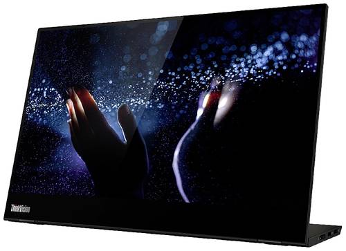 Lenovo ThinkVision M14t LED-Monitor EEK C (A - G) 35.6cm (14 Zoll) 1920 x 1080 Pixel 16:9 8 ms USB-C von Lenovo