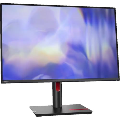 Lenovo ThinkVision T24d-30 - LED-Monitor - 61 cm (24") - 1920 x 1200 Full HD (1080p) @ 100 Hz - IPS - 300 cd/m² - 1500:1-4 ms - HDMI, VGA, DisplayPort - Lautsprecher - Raven Black von Lenovo