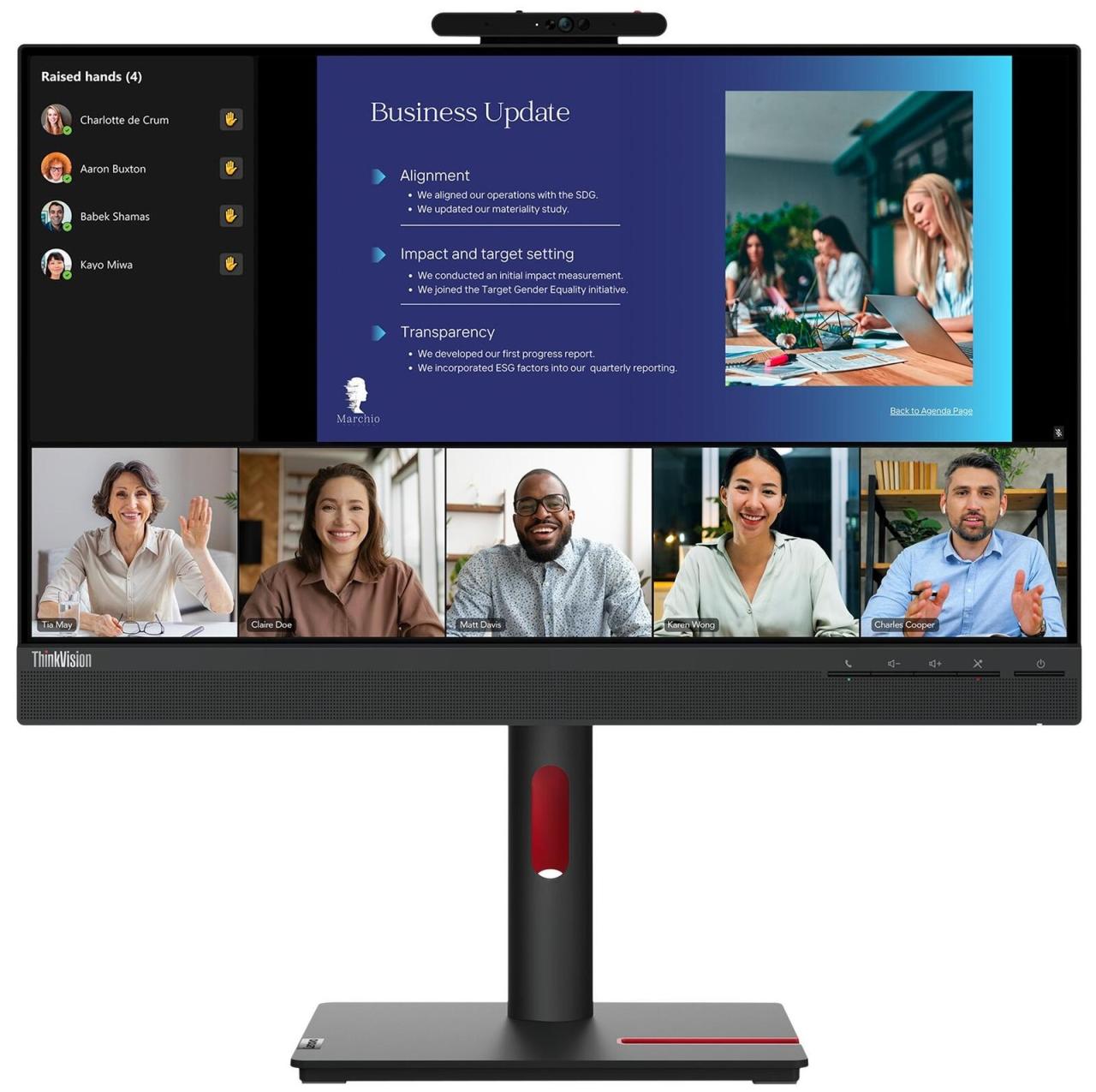 Lenovo ThinkVision T24v-30 Monitor 60,5cm (23,8 Zoll) von Lenovo