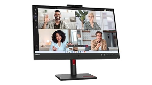 Lenovo ThinkVision T27hv-30 - LED-Monitor - 68.6 cm (27") - 2560 x 1440 QHD - IPS - 300 cd/m² - 1000:1-4 ms - HDMI, DisplayPort, USB-C - Lautsprecher - Raven Black von Lenovo
