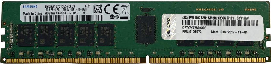 Lenovo TruDDR4 - DDR4 - Modul - 8 GB - DIMM 288-PIN - 3200 MHz / PC4-25600 - 1.2 V - ungepuffert - ECC - für ThinkSystem SR250 V2 7D7Q, 7D7R, ST250 V2 7D8F, 7D8G Lenovo TruDDR4 - DDR4 - Modul - 8 GB - DIMM 288-PIN - 3200 MHz / PC4-25600 - 1.2 V - ungepuffert - ECC - für ThinkSystem SR250 V2 7D7Q, 7D7R, ST250 V2 7D8F, 7D8G von Lenovo