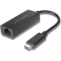 Lenovo USB-C/Ethernet Adapter St./Bu. schwarz von Lenovo
