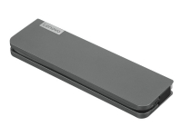 Lenovo USB-C Mini Dock - Minidock - USB-C - VGA, HDMI - GigE - 65 Watt - Sort von Lenovo