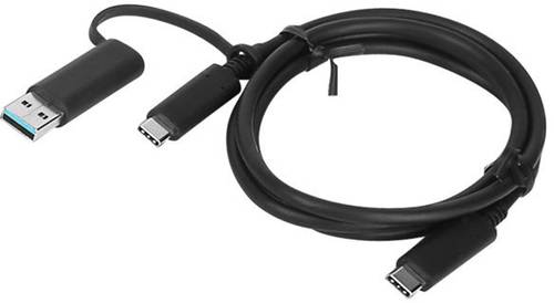 Lenovo USB-Kabel USB 3.2 Gen1 (USB 3.0 / USB 3.1 Gen1) USB-A Stecker, USB-C® Stecker 1.00m 4X90U906 von Lenovo