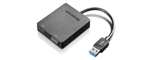 Lenovo Universal USB 3.0 to VGA/HDMI USB-Grafikadapter Schwarz Lenovo Universal USB 3.0 to VGA/HDMI USB-Grafikadapter Schwarz von Lenovo
