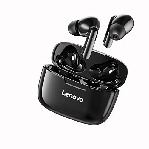 Lenovo XT90 Kopfhörer kabellos Bluetooth Touch-Steuerung Stereo-Ohrhörer Headset (Schwarz) von Lenovo