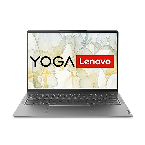 Lenovo Yoga Slim 6 Laptop | 14" WUXGA OLED Display | AMD Ryzen 5 7540U | 16GB RAM | 512GB SSD | AMD Radeon 740M Grafik | Win11 Home | QWERTZ | grau | 3 Monate Premium Care von Lenovo