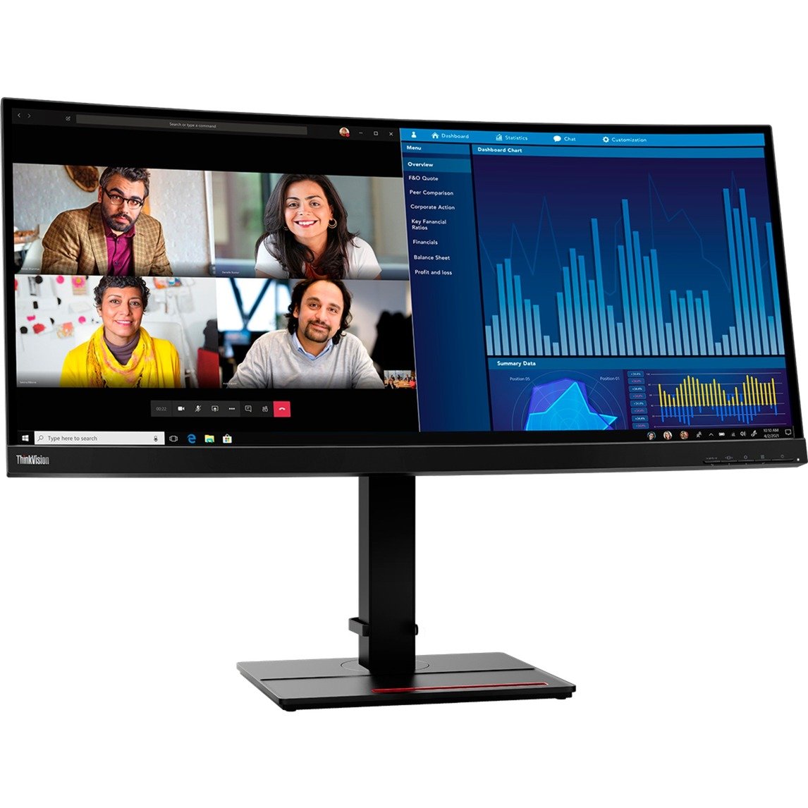 ThinkVision P34w-20, LED-Monitor von Lenovo