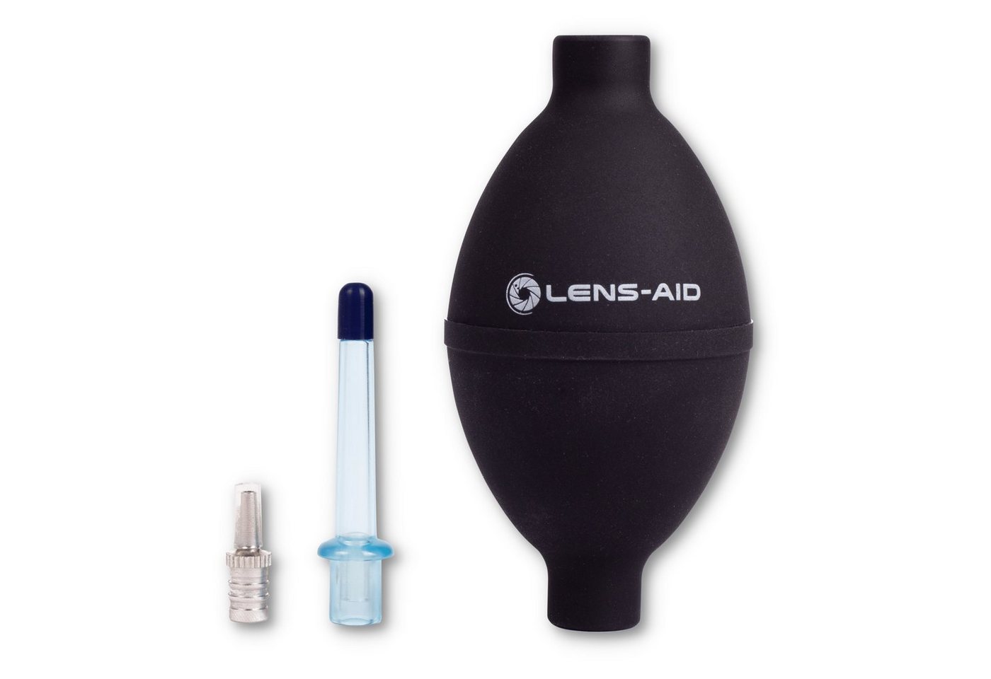Lens-Aid Kamerazubehör-Set Großer Power-Blasebalg zur Reinigung von Kamera, Objektiv, Tastatur, (3 tlg), zwei wechselbare Düsen von Lens-Aid