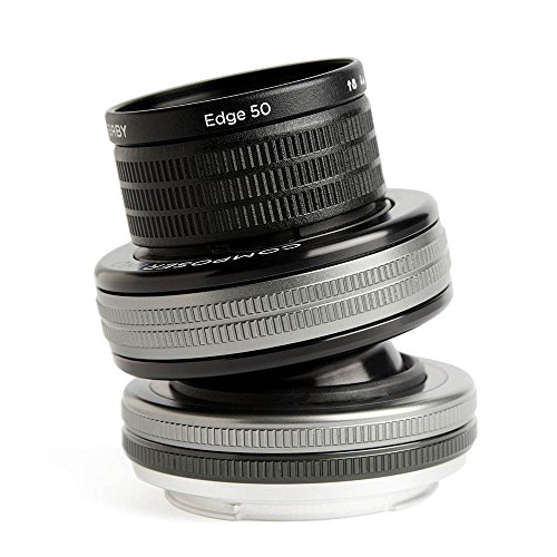 Lensbaby Composer Pro II 50 mm Edge 50 Objektiv für Sony A Objektivbajonett schwarz von Lensbaby