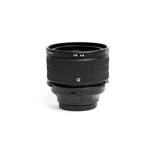 Lensbaby LBE80 Edge 80 Optik für SLR-Kamera (80mm Focal Length, f/2,8-22), LB-O8 von Lensbaby