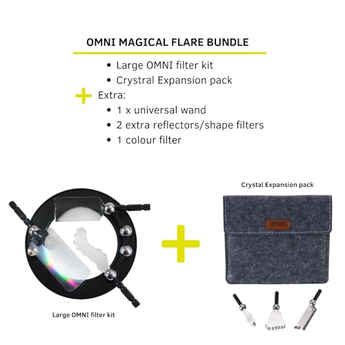 Lensbaby - Omni Magical Flare Bundle - Kreatives Filter Kit - Kombination aus großem Omni Filter Kit & Crystal Expansion Pack von Lensbaby