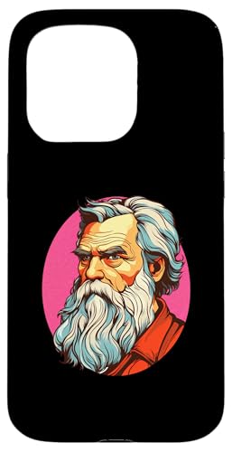 Leo Tolstoi 80er Jahre Retro Hülle für iPhone 15 Pro von Leo Tolstoy Art Style Literature and Philosophy