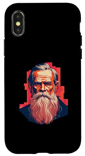 Leo Tolstoi 80er Jahre Retro Hülle für iPhone X/XS Leo Tolstoi 80er Jahre Retro Hülle für iPhone X/XS von Leo Tolstoy Art Style Literature and Philosophy