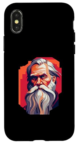 Leo Tolstoi 90er Jahre Retro Hülle für iPhone X/XS Leo Tolstoi 90er Jahre Retro Hülle für iPhone X/XS von Leo Tolstoy Art Style Literature and Philosophy