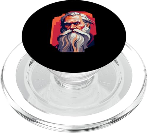 Leo Tolstoi 90er Jahre Retro PopSockets PopGrip für MagSafe Leo Tolstoi 90er Jahre Retro PopSockets PopGrip für MagSafe von Leo Tolstoy Art Style Literature and Philosophy