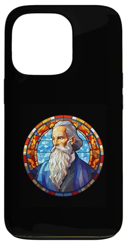 Leo Tolstoi Buntglas Hülle für iPhone 13 Pro Leo Tolstoi Buntglas Hülle für iPhone 13 Pro von Leo Tolstoy Art Style Literature and Philosophy
