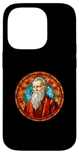 Leo Tolstoi Buntglas Hülle für iPhone 14 Pro Leo Tolstoi Buntglas Hülle für iPhone 14 Pro von Leo Tolstoy Art Style Literature and Philosophy