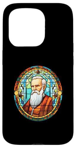 Leo Tolstoi Buntglas Hülle für iPhone 15 Pro Leo Tolstoi Buntglas Hülle für iPhone 15 Pro von Leo Tolstoy Art Style Literature and Philosophy
